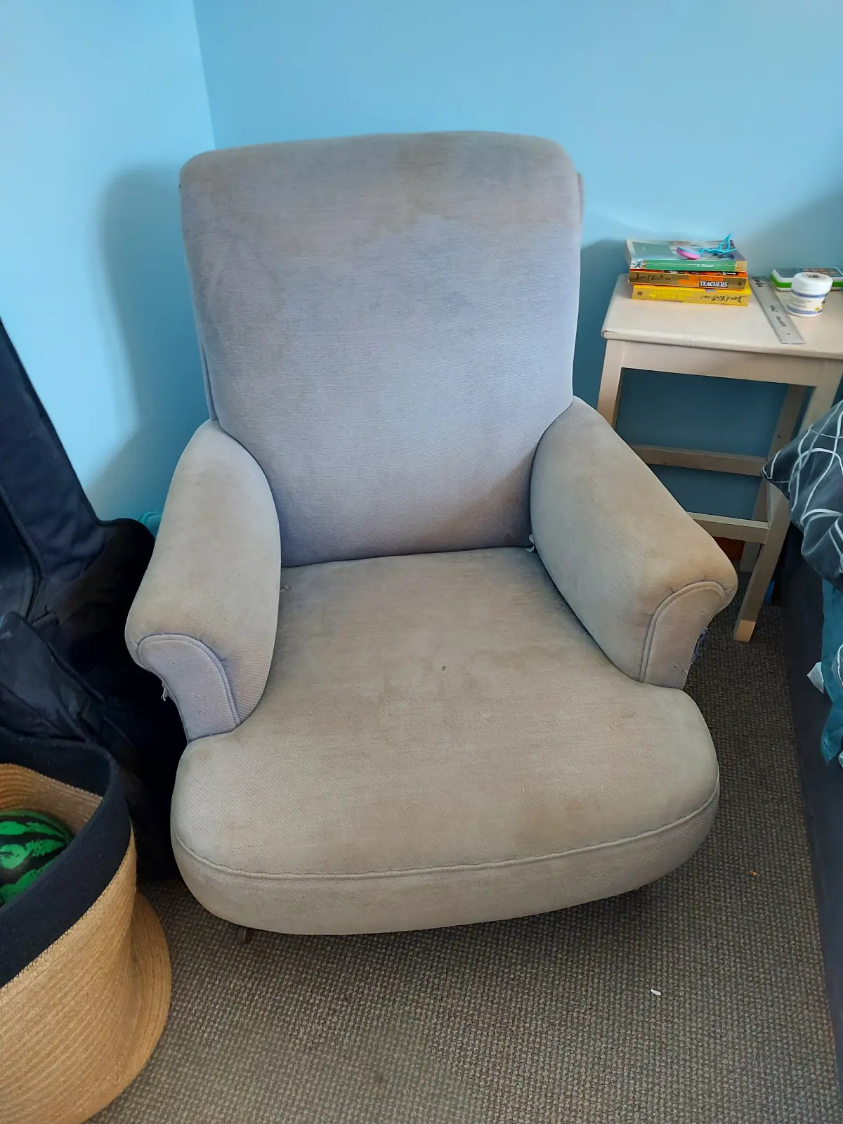 Armchair before upholstery